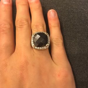 FAKE look a like David Yurman black Onyx- size 7