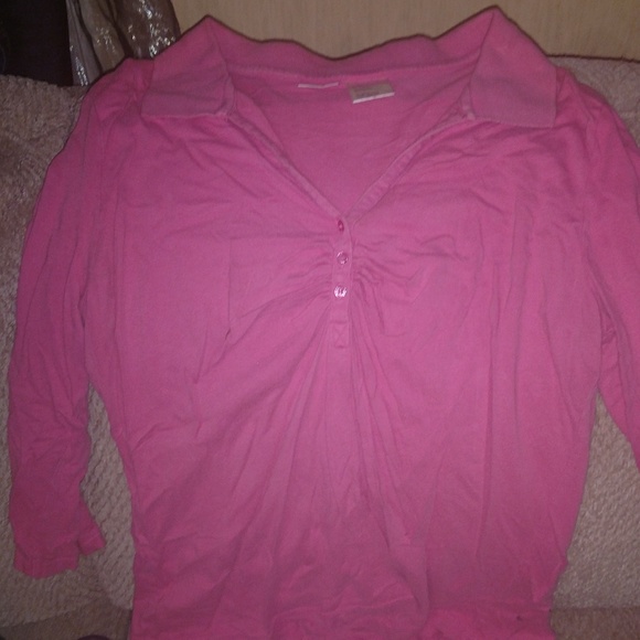 New boundary Pink 3/4sleve top - Picture 1 of 2