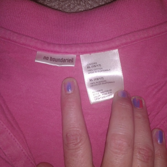 New boundary Pink 3/4sleve top - Picture 2 of 2