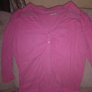 New boundary Pink 3/4sleve top