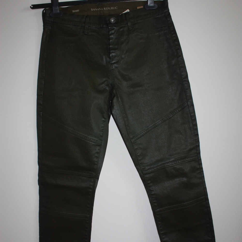 NWT Banana Republic Skinny Fit Faux Leather Pants