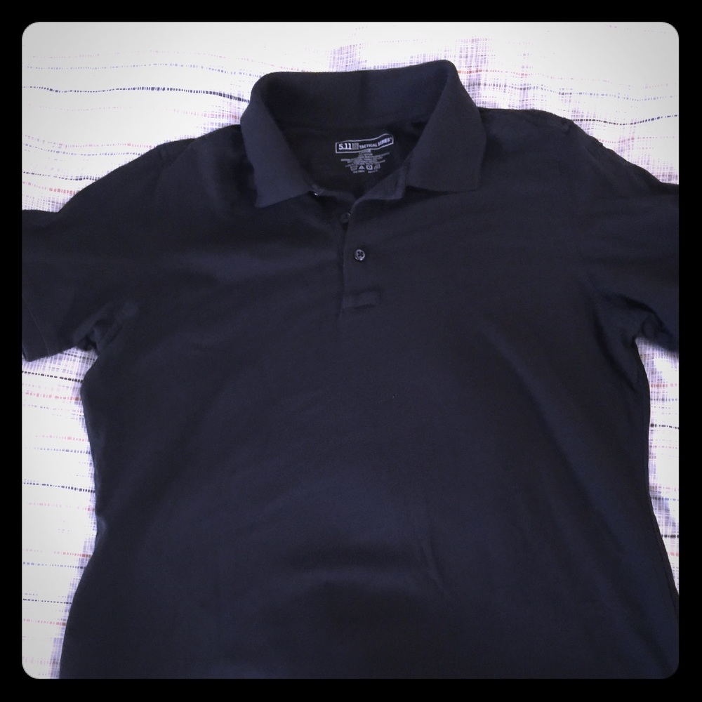 5.11 polo. Black polo worn a few times. Great cond