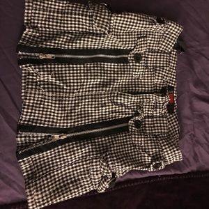 Tripp checkered mini skirt, XS (EUC)