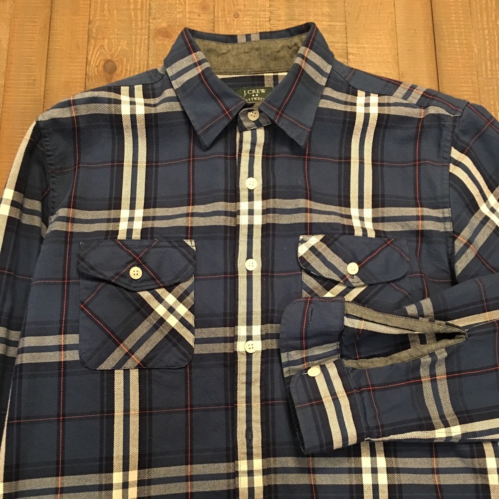 J. Crew Heavyweight Flannel - Large