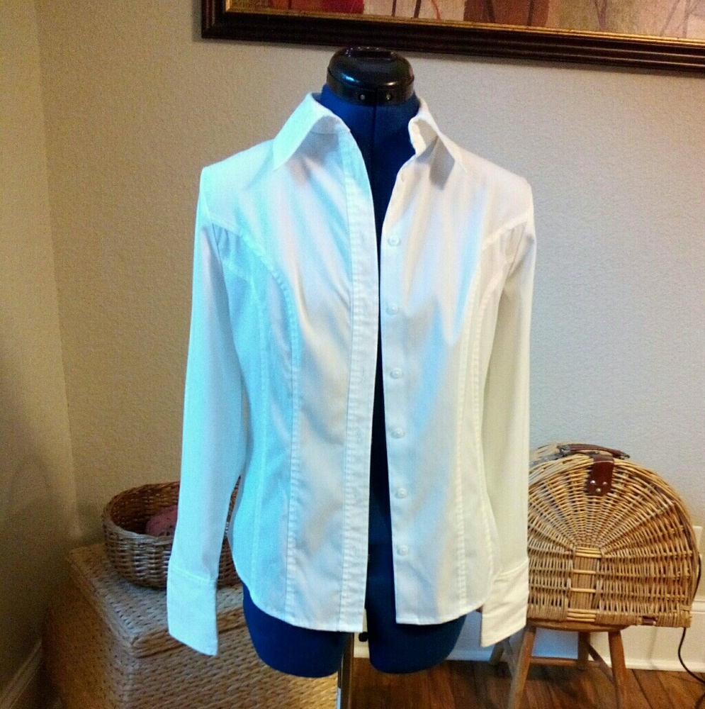 White long sleeve Express blouse
