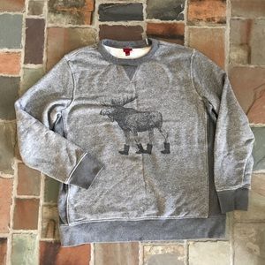 Moose in Boots Sweatshirt