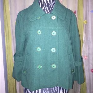 🔥SALE🔥Double Breasted Green Jacket
