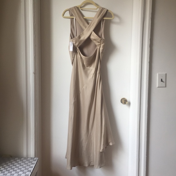 ❌ SOLD ❌ NWT Aritzia Babaton Lisette Silk Dress - Picture 5 of 8