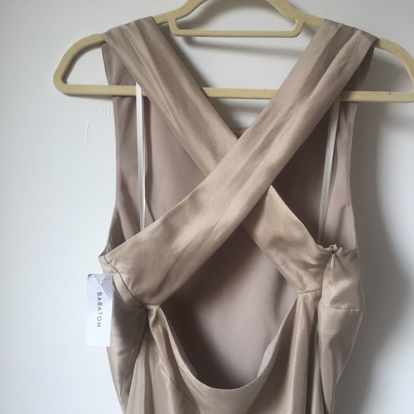 ❌ SOLD ❌ NWT Aritzia Babaton Lisette Silk Dress - Picture 6 of 8