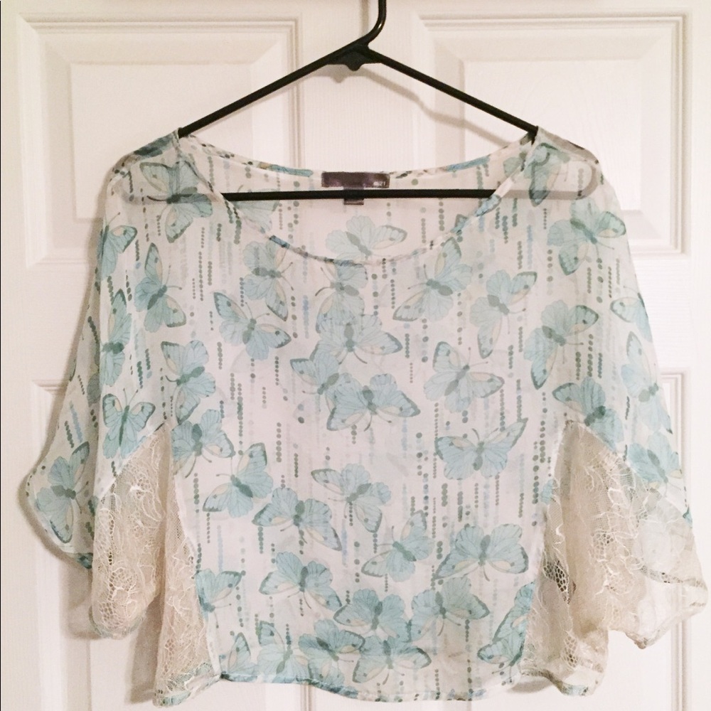 Sheer Butterfly Crop 🦋