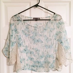 Sheer Butterfly Crop 🦋