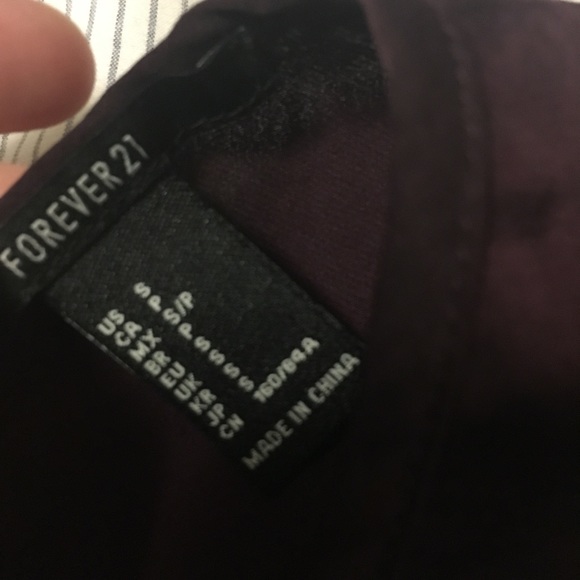 Forever 21 dark purple dress top ✨ - Picture 2 of 2