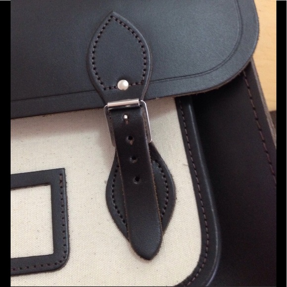 Cambridge satchel co. 14" dark brown batchel - Picture 2 of 6