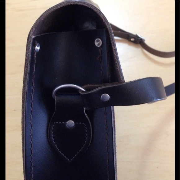 Cambridge satchel co. 14" dark brown batchel - Picture 3 of 6