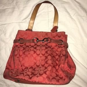 Pink Coach Bag
