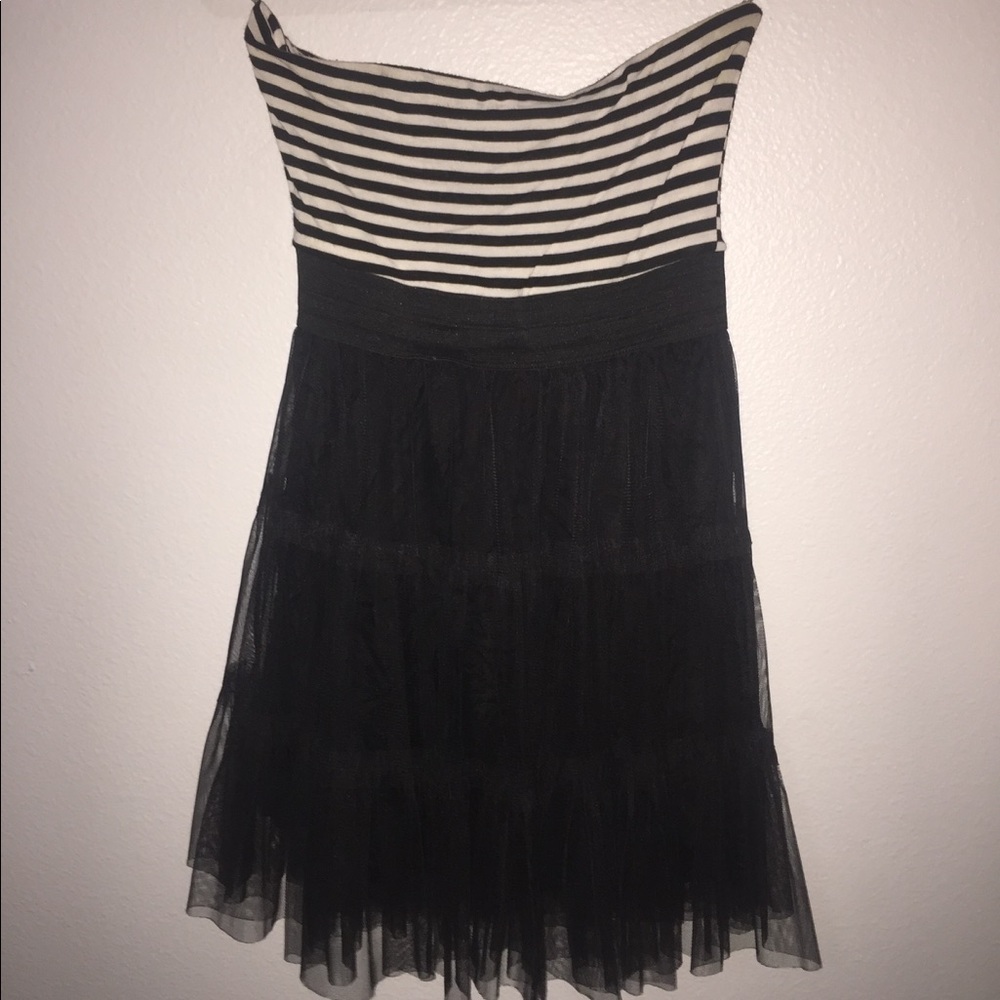 Black and white mini dress🖤