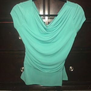 Teal/Green Ann Taylor peplum top