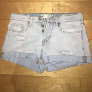 Distressed shorts from PacSun
