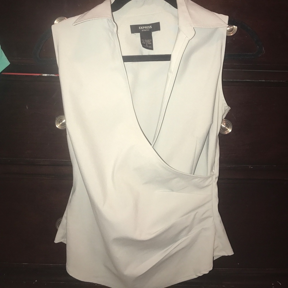 Light gray express blouse