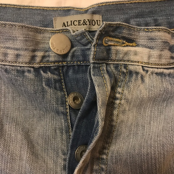 Alice & You Crochet Trim Denim Short - US 14 - Picture 3 of 5