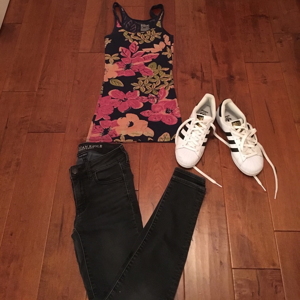 Floral tank top