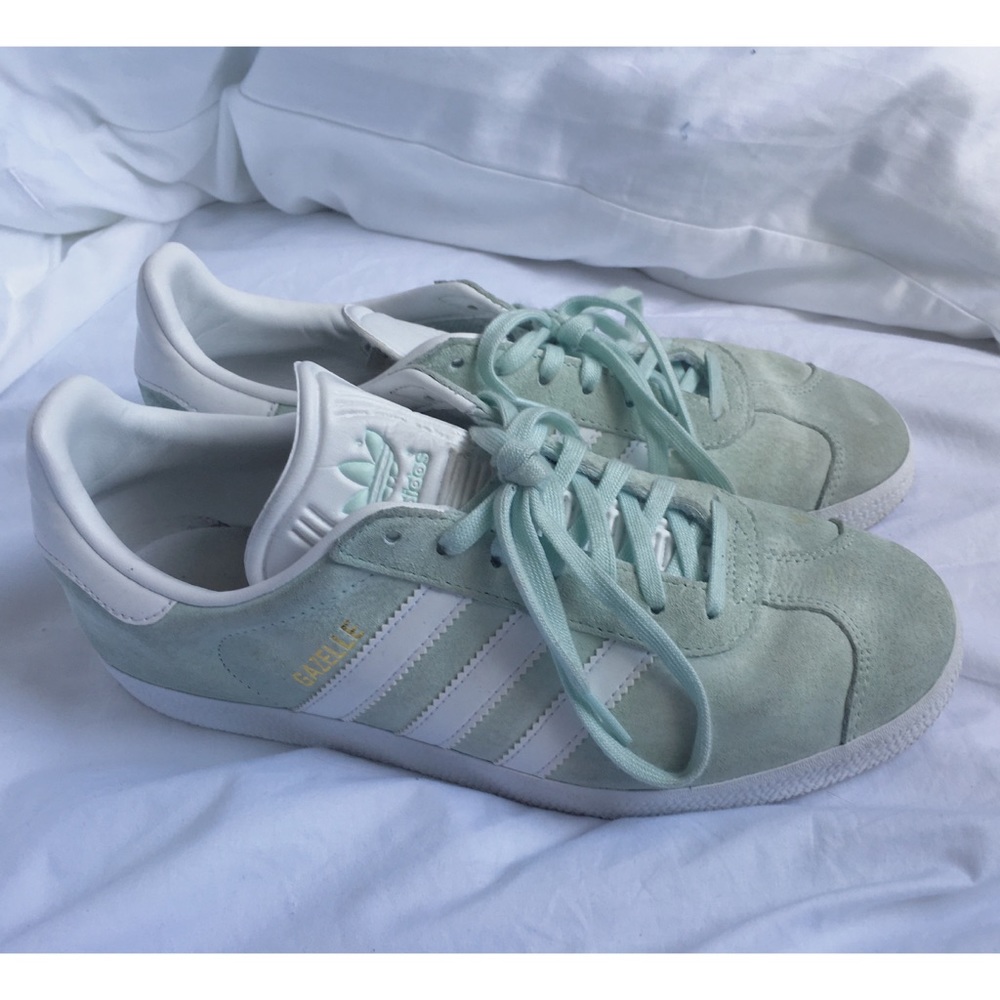 Adidas Gazelle - Ice Mint Suede - Size US 9.5