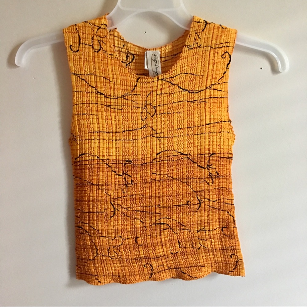 Vintage Scrunch Tank Rop Tee Retro 80s 90s