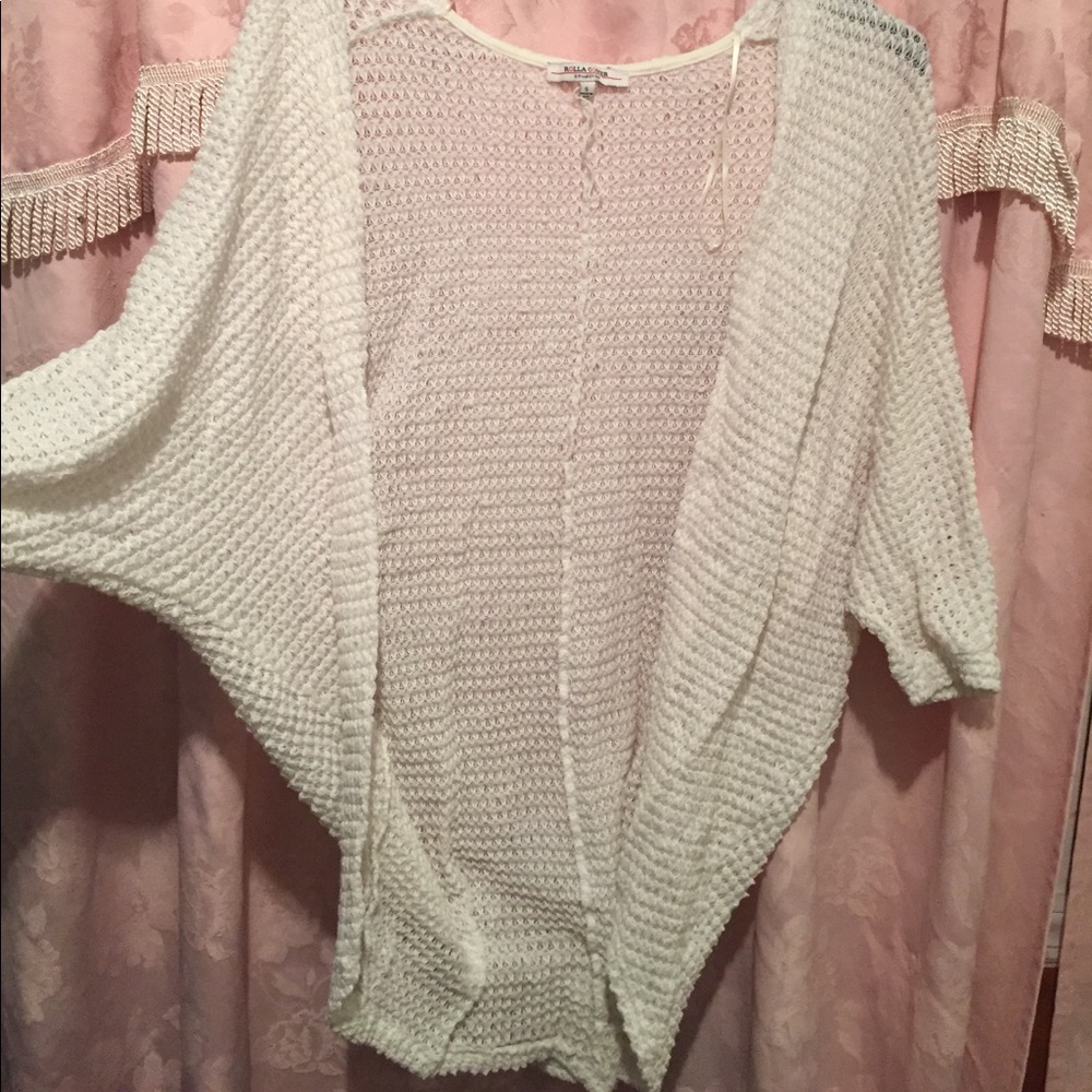 Crochet type cardigan