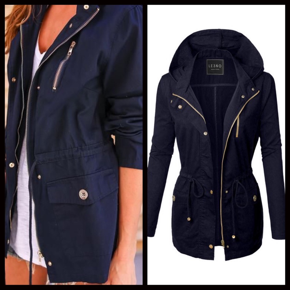 AFTER XMAS SALE 🎄Navy Utility Jacket - Picture 2 of 3