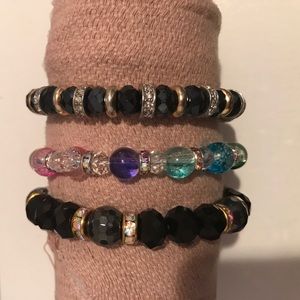 Thick Beaded premium crystal bracelets