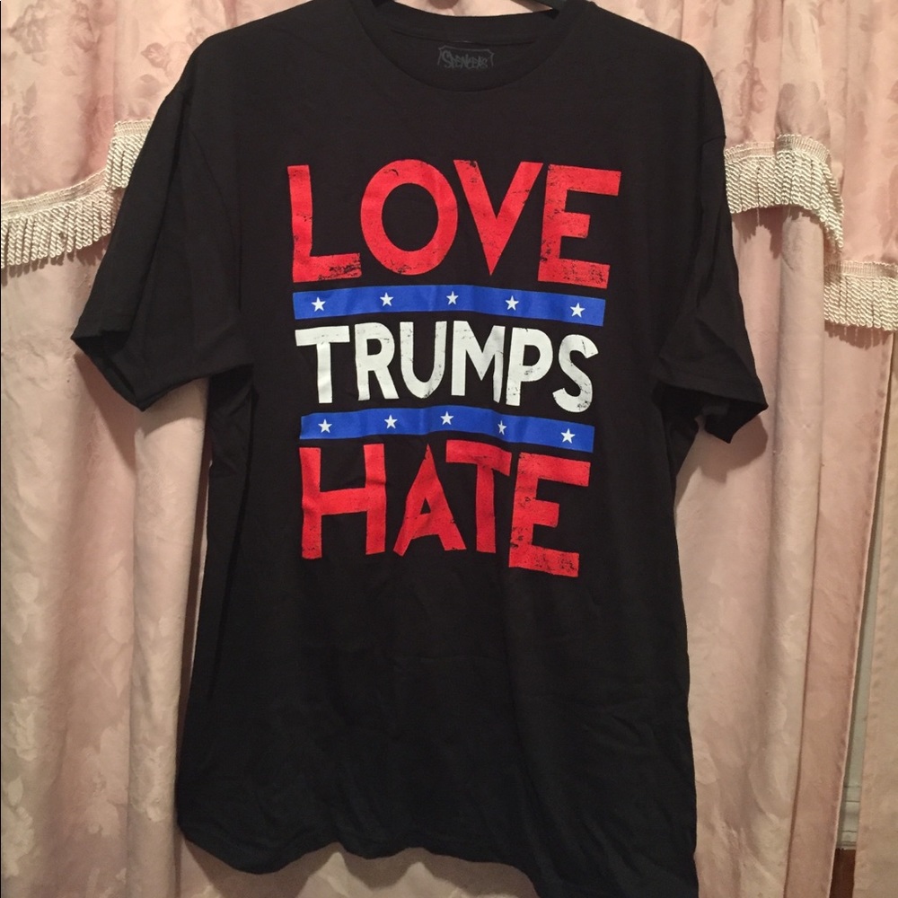 LOVE TRUMPS HATE SPENCERS TEE