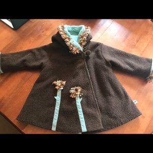 Corky girls swing coat