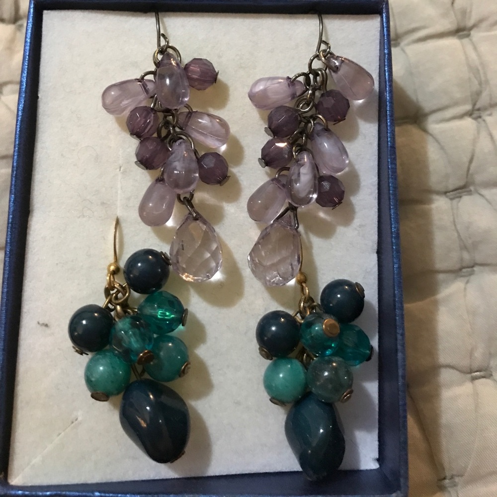 Two pairs of earrings