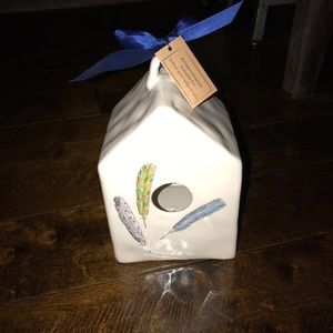 Rae dunn feather birdhouse