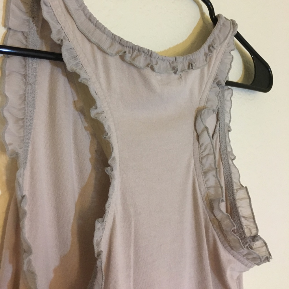 Ruffle Racerback Tank Top - Picture 6 of 7