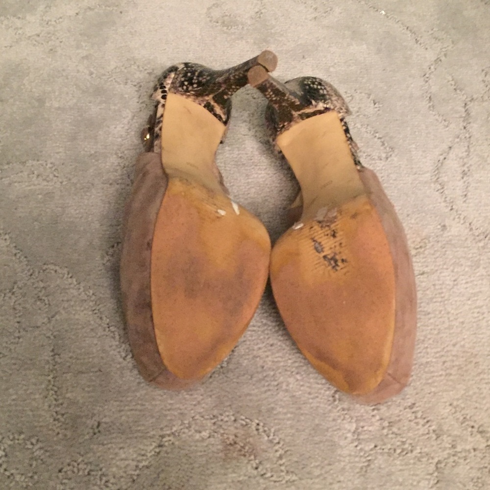GUESS Suede-snakeskin pumps - Picture 5 of 6