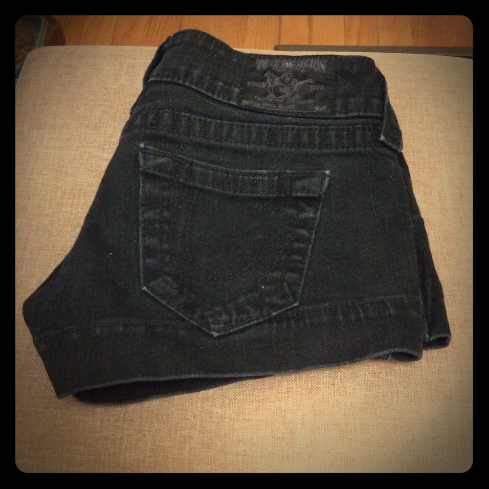 MAKE OFFER!! Authentic Black True Religion Shorts