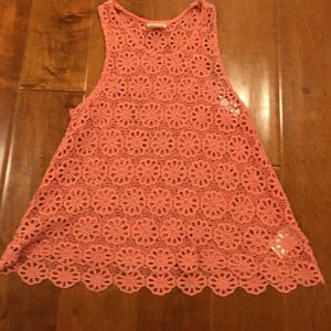 Coral tank top