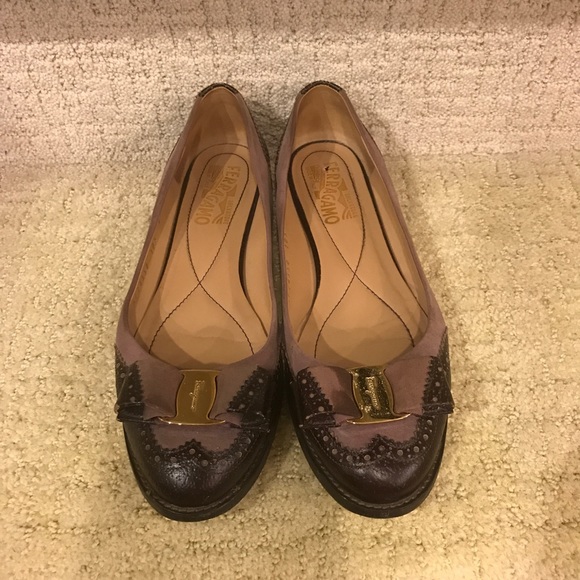 Ferragamo flat, oxford style, size 6.5 - Picture 2 of 8
