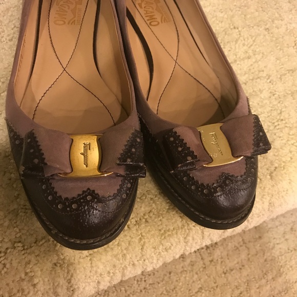 Ferragamo flat, oxford style, size 6.5 - Picture 6 of 8