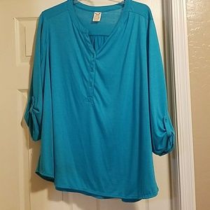 💌Women's 3x Turquoise Blouse💌