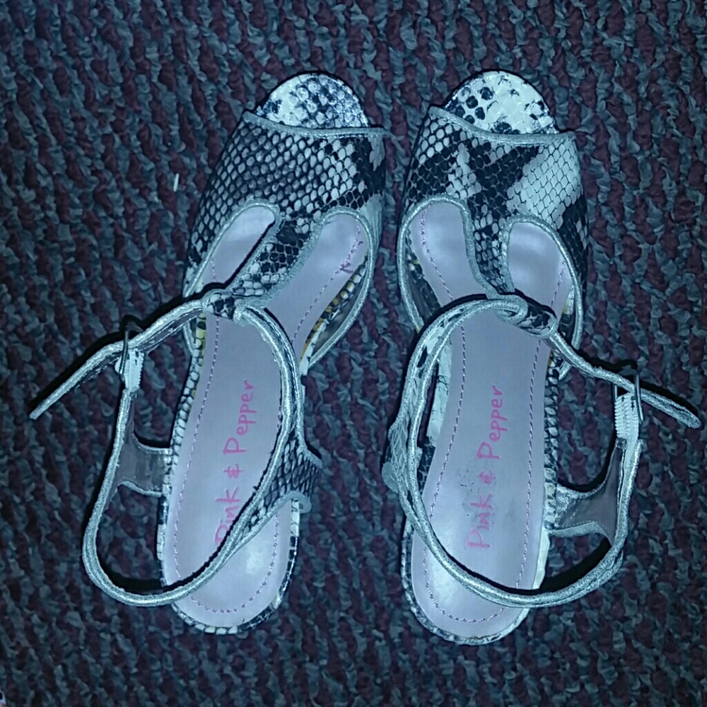 Snakeskin Heels