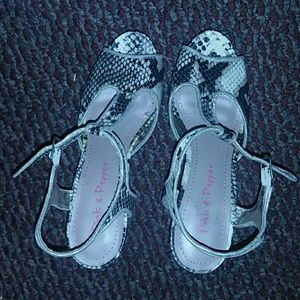 Snakeskin Heels