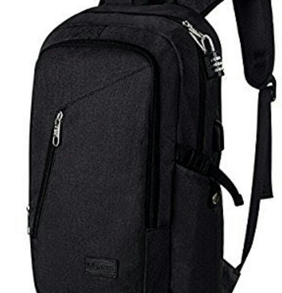 Anti theft business laptop backpack with USB
