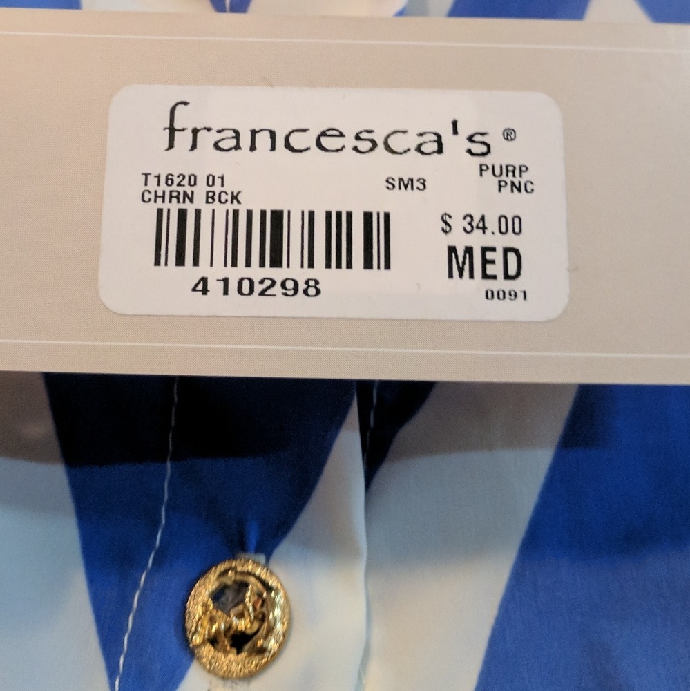Francesca's top NWT - Picture 3 of 4