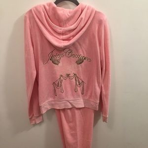 Light Pink Juicy Couture Track Suit | Sale Deal