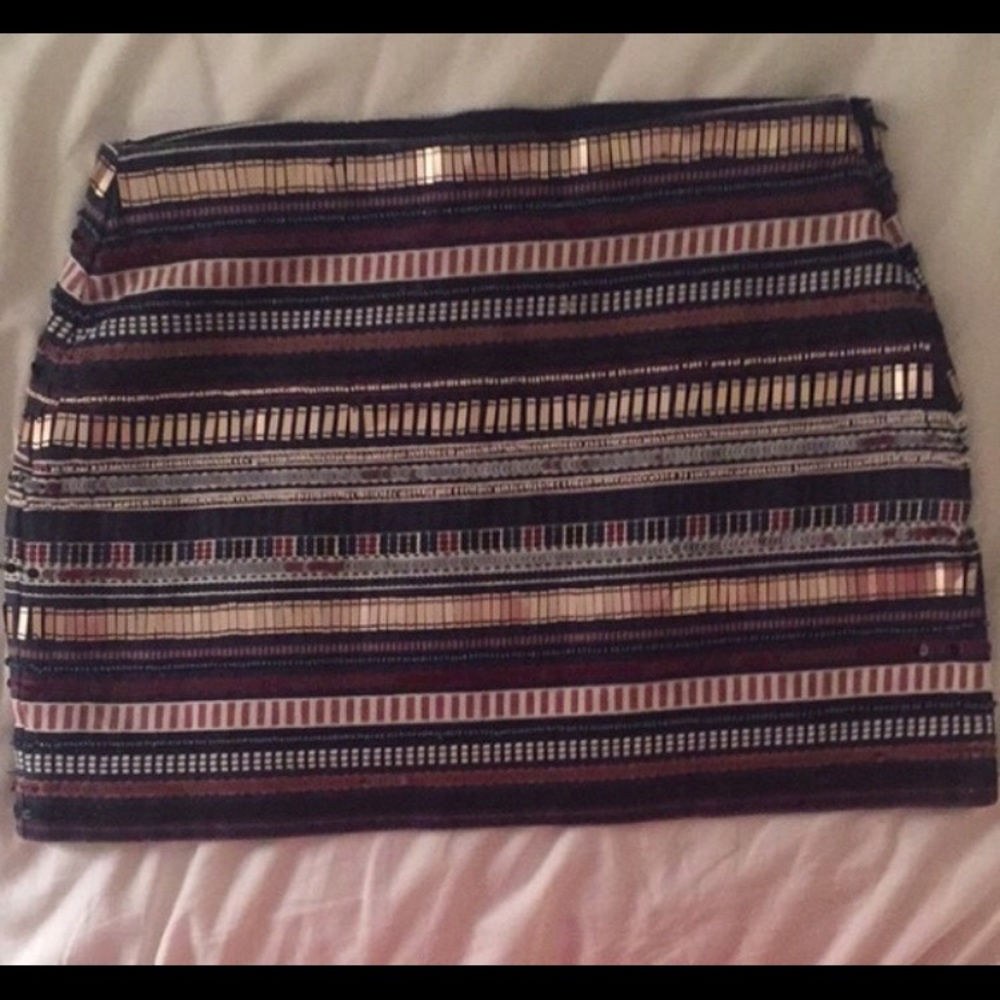 Zara sequin skirt