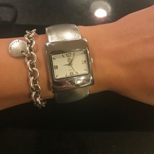 Cuff bracelet watch