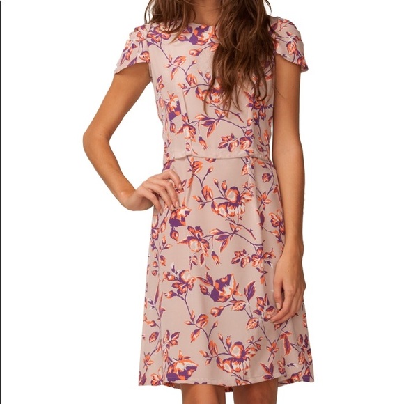 Joie Dresses & Skirts - Joie silk printed dusty rose dress