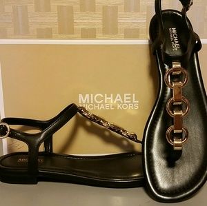 MICHAEL Michael Kors - Mahari Leather Thong